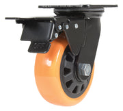 Poly On Poly Casters (Orange)